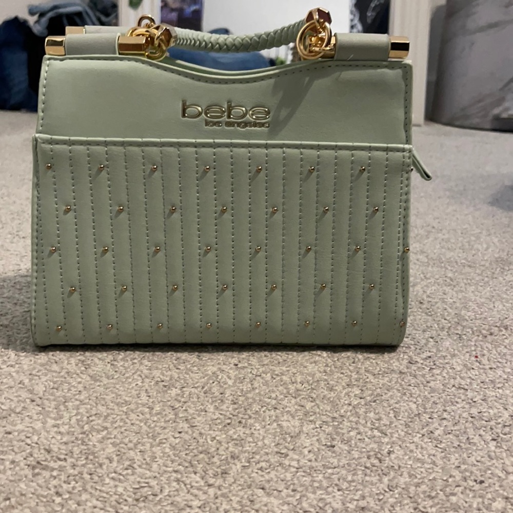 bebe turquoise purse